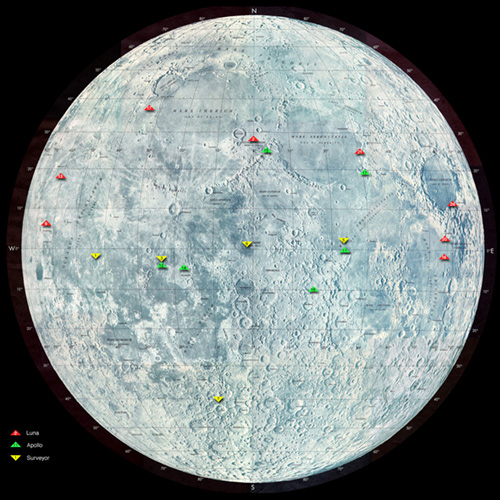 Mapa Ksi�yca dla mi�o�nik�w astronomii