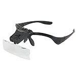 Lupa okulary powi�kszaj�ce Levenhuk Zeno Vizor G3 1,5x 2x 2,5x 3,5x + LED (SKU: 69673)