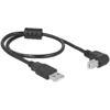 Zestaw 2 kabli USB 2.0 Typ-A męski - USB 2.0 Typ-B męski kątowy 0,5 m czarny (PegasusAstro, SKU: USB2B-05M) Zestaw 2 kabli USB 2.0 Typ-A męski - USB 2.0 Typ-B męski kątowy 0,5 m czarny (PegasusAstro, SKU: USB2B-05M)