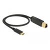 1 kabel USB 3.1 Gen 2 (10 Gbps) Typ-C do Typ-B 0,5 m (PegasusAstro, SKU: USB3C-B-05M)