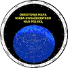 Obrotowa mapa nieba najdok�adniejsza fi=30 cm wodoodporna PAKIET HURTOWY 30 SZT